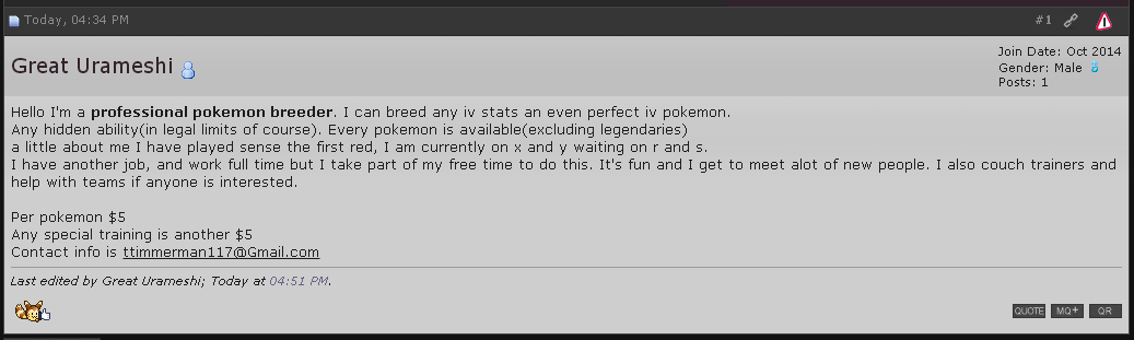 I guess you could say that Pokémon...

*puts on shades*

...is serious business...

*bah dum tss!*