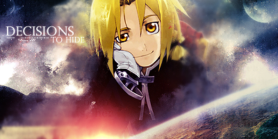 I haven't used this theme yet, featuring Ed Elric from FMA, created by... yet again, Closer.