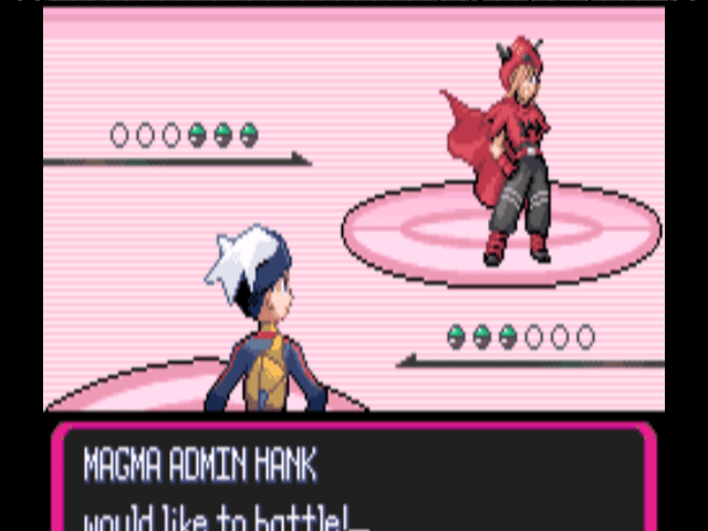 I just LOVE that sprite! It looks awesome, everything suits perfectly! But the thing I like most is the cape!^^ This screen is from Explorers of sky b