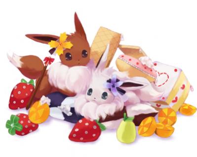 I like the white eevee
