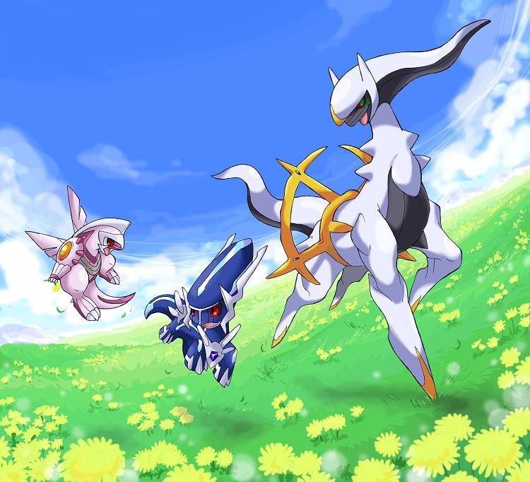 I love the Sinnoh legends. All of them. (except Regigigas, he's kind of silly.)