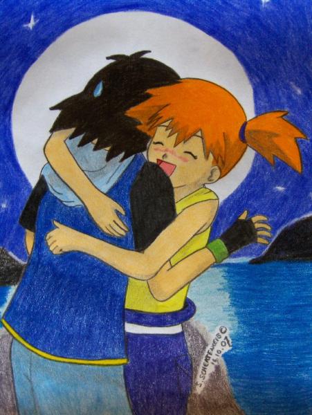 I Love  you Ash by Ash Misty Pikachu