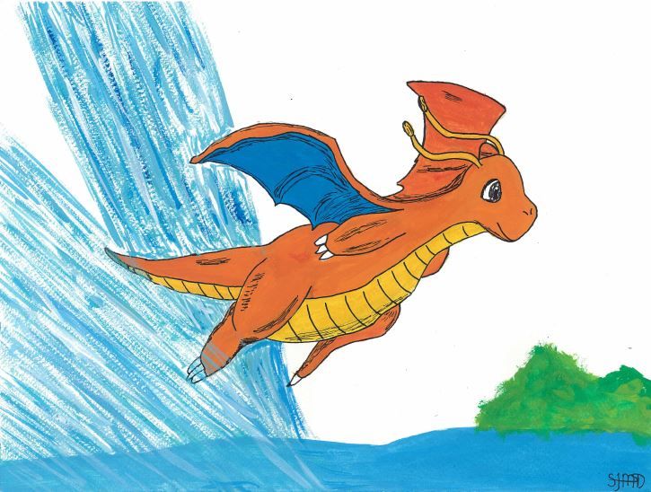 I made this Dragonite because I wanted to be free and fly just like a Dragonite is <3