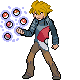 I personally like this. This is a trainer I created that, quite simply, manipulates glitches in the Pokemon world to become more powerful.