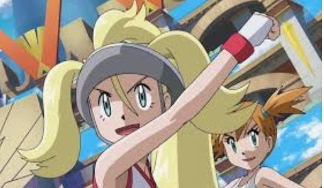 I really wanna play pokemon masters! Im so excited for it especially because they put korrina and acerola in it! This was part of the trailer for poke