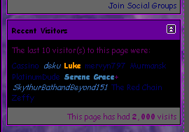 I was obviously quite excited to see such a nice round number in this corner of my profile.  If you're one of the ten people listed here, there is a h
