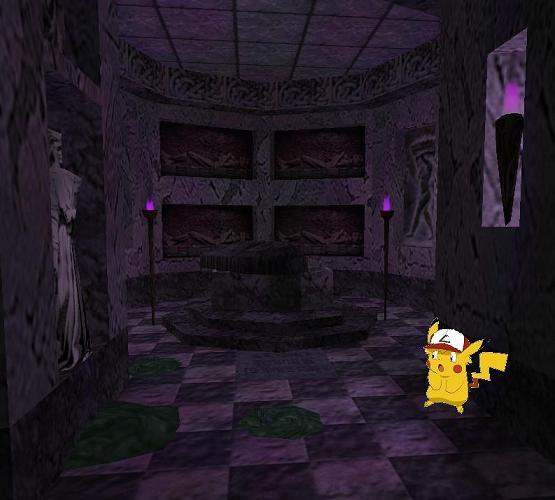 I wonder what Ashachu would think if he really was stuck in a mausoleum.