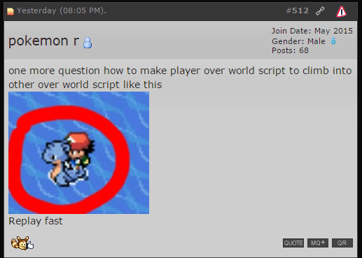 I wouldn't be able to see what he meant if it weren't for that red circle. :3