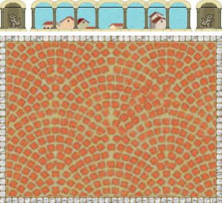 I'd call this one "Antique city", "City of arts" or "Porfido".
It's paving! Except it's more colourful and pretty than the one from regular city backg