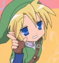 I'm not a fan of Lucky Star at all.. but this was too cute NOT to caption. >3<