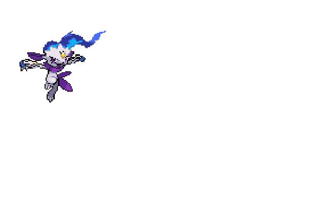 Infervile: A mixture of Infernape and Weavile, with the colours of mewtwo.
