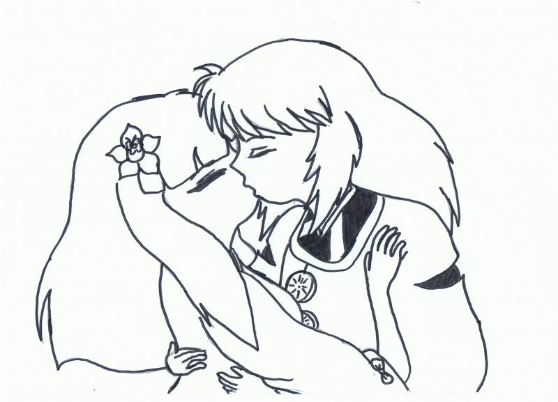 Innocent Kiss Lineart