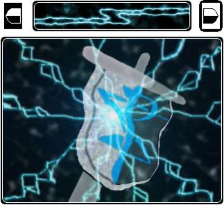 Inspired by Team Plasma.
The backdrop features what seem to be storm clouds and embossed lightnings radiating from the middle. A transparent banner wi