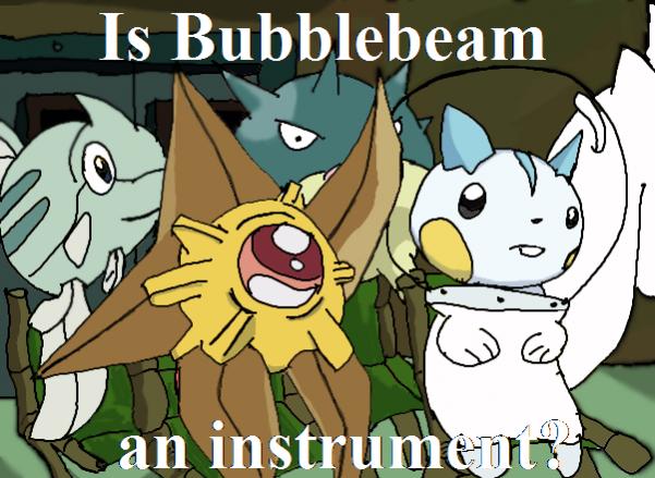 Is Bubblebeam an insturment?