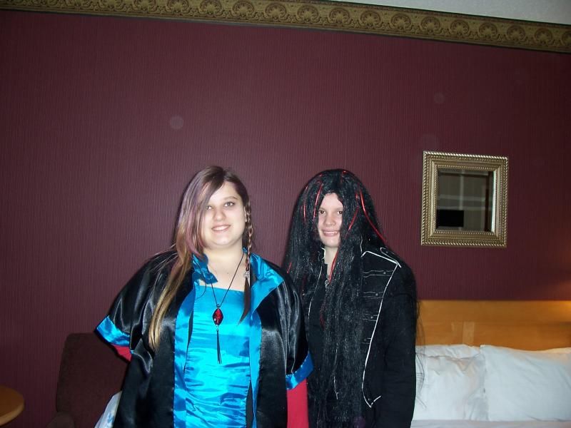 It's Christina and I (wow I have tons of black hair this year!).