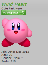 It's one of my big wish to become a Tier 5 PC Supporter (Crystal Tier, in present day). This picture was taken some weeks ago, and it's Firebugged btw
