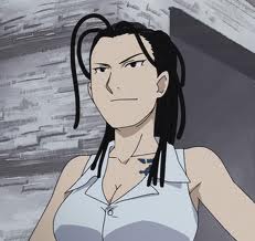 Izumi Curtis
Anime: Fullmetal Alchemist Brotherhood/ Fullmetal Alchemist
Appears: Episode 26 & 12 
Izumi kicks butt you guys! She an amazing character