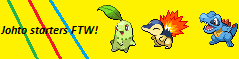 Johto starters mini banner