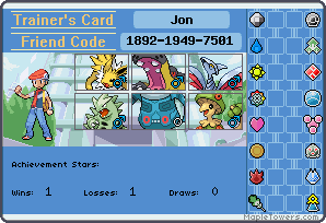 Jon trainer card