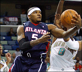 Josh Smith of the Atlanta Hawks