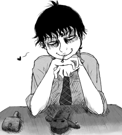 Junji Itou's Souichi Tsuji, a reimagining by CiCi. Cute but dangerous.