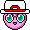Just a sprite I made of Trozei Jigglypuff wearing Leaf's (FR/LG female) hat.