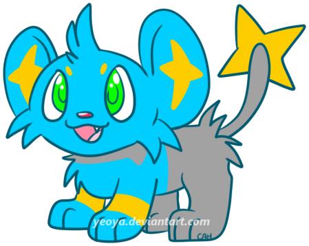 Jynxy the Shinx 
He's my cute Partner Pokemon

http://yeoya.deviantart.com/#/d4g6tkd