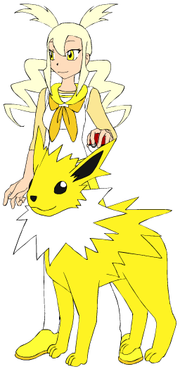 Kaminari is a student in the Pokemon Type Acadamy, a school that divides students up into divisions based on their favorite type. Kaminari is in the E