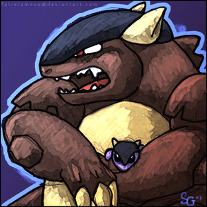 Kangaskhan by fairelamoue