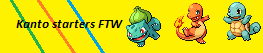 Kanto starters banner