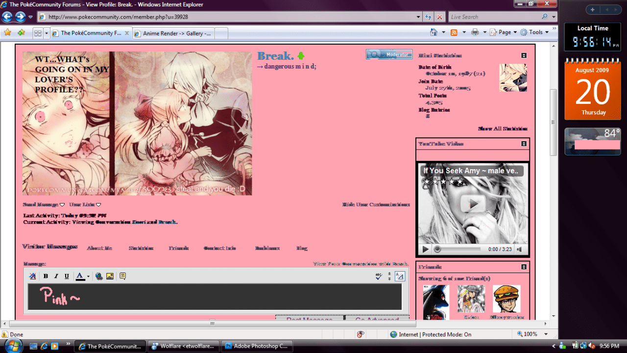 Kaori's version of my pink profile page.. XD 

For the lulz.