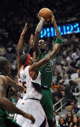Kevin Garnett of the Boston Celtics