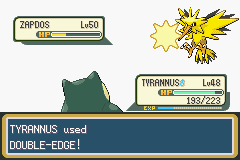 Killing Zapdos