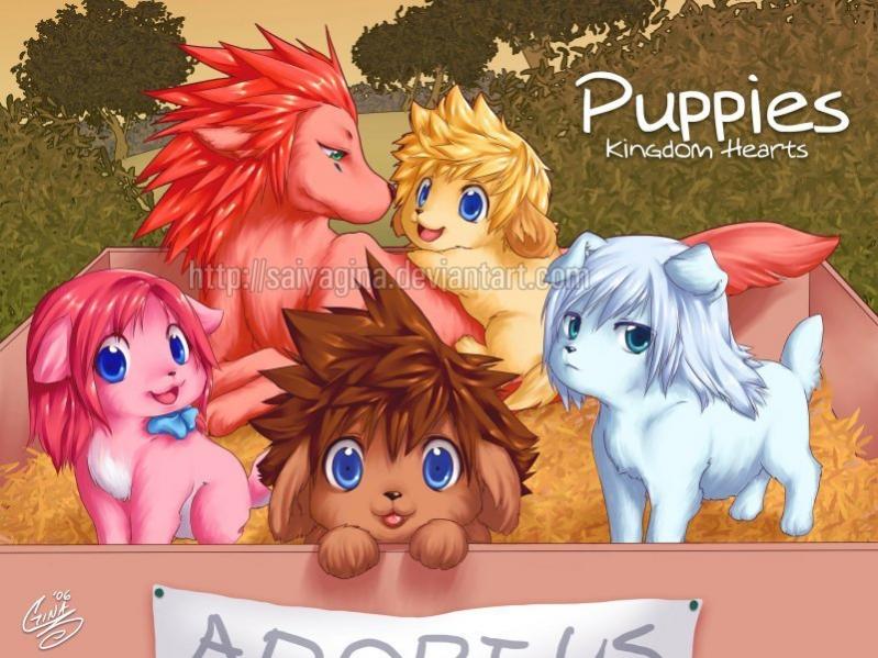 Kingdom hearts puppies