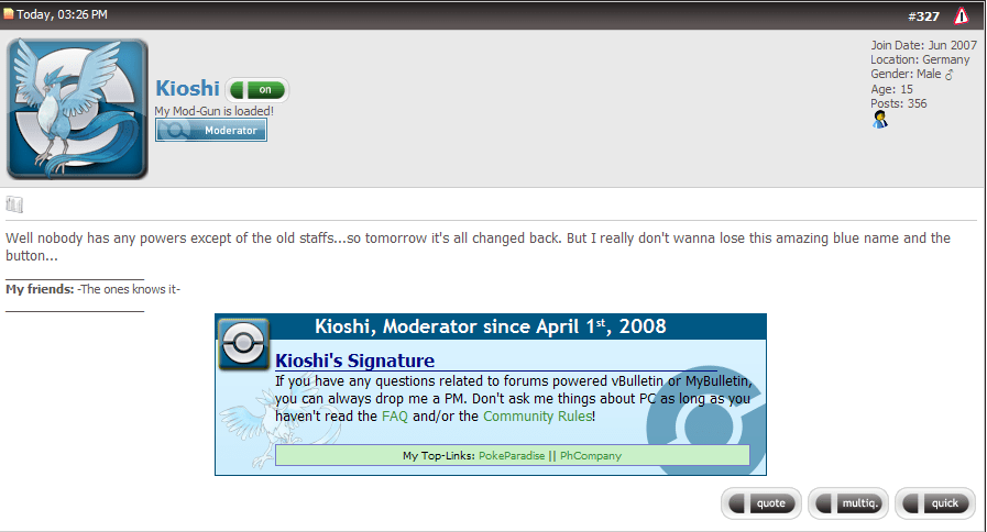 Kioshi in April's Fools.
XD