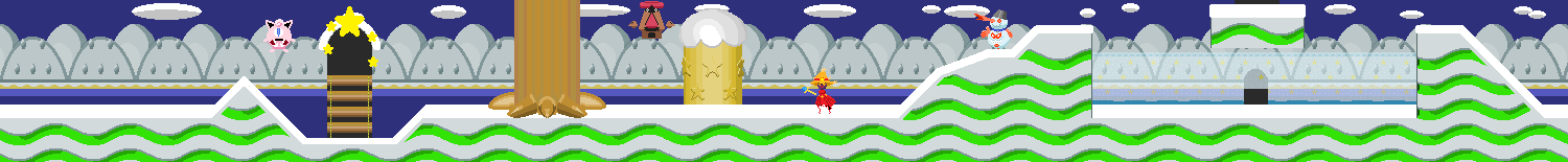 Kirby Post Flair Winter