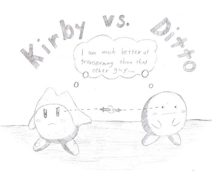 Kirby vs. Ditto

They both transform, which is better?