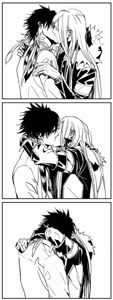Kissing kissing.