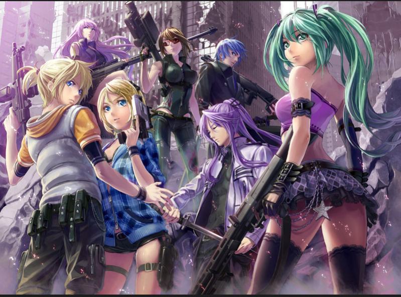 konachancom 45384 hatsune miku kagamine len kagamine rin kaito megurine luka meiko tagme vocaloid