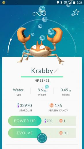 Krabby catch