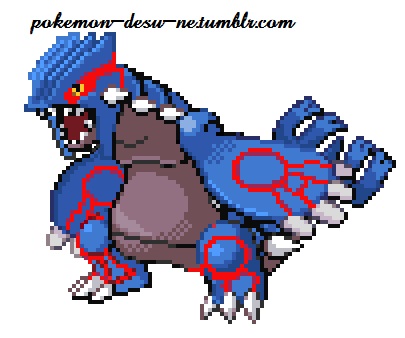 Kyogroudon. Sorry for the poor quality. The url in these pictures no longer works, as it's my former blog which has been deleted.
