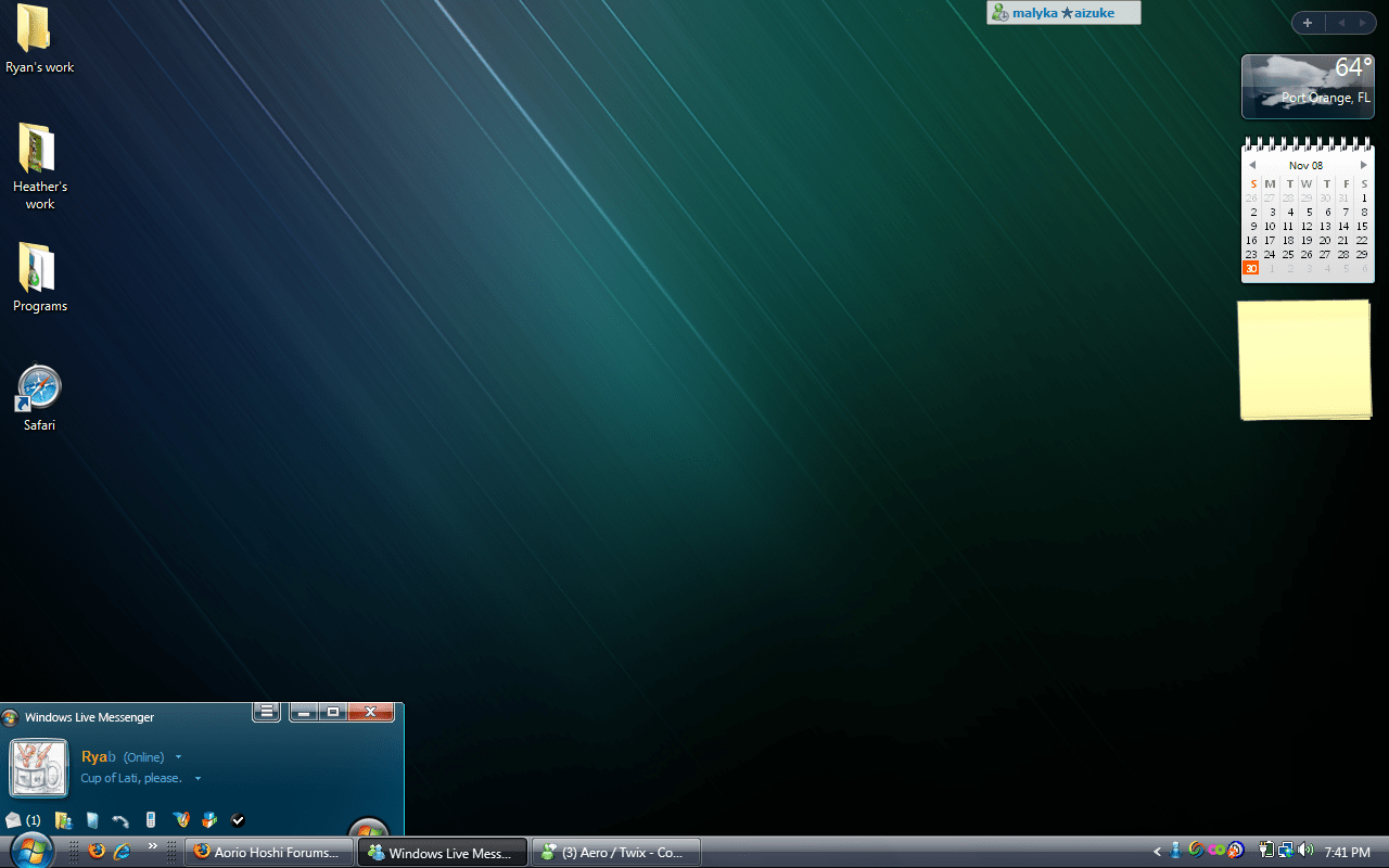Latest version of... this desktop. XD