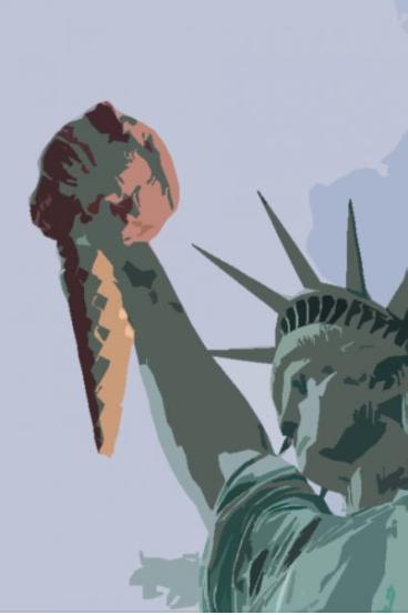 Liberty icecream (Painting by me)