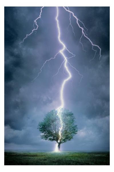 lightning bolt poster