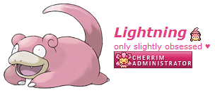 Lightning is pink...OMG!