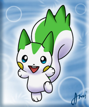 Lio the Green Pachirisu by Aminako