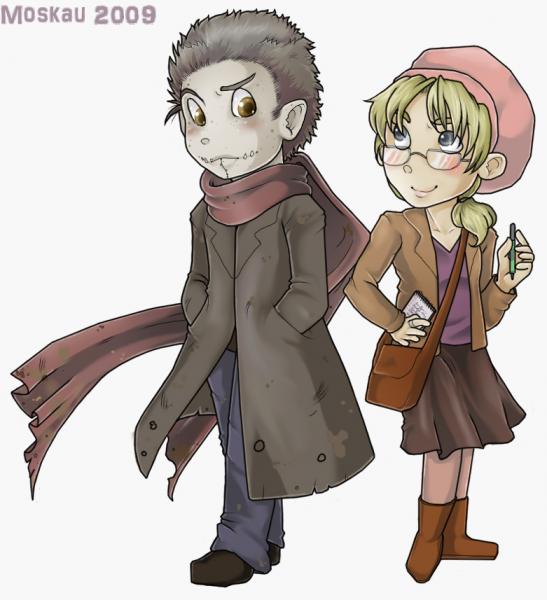Logan and Phoebe! Two more of my characters...