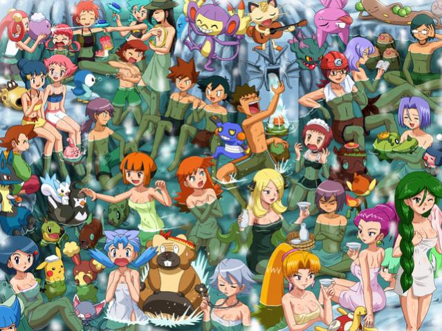 Lol PokePeoples @ a pool
