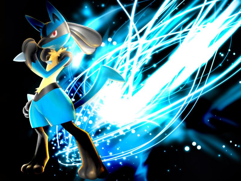 Lucario  Aura Storm by BWilde56