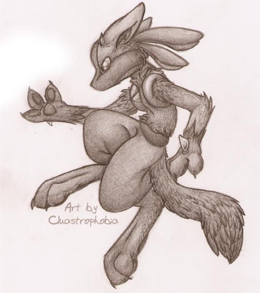 Lucario  by Cluastrophobia